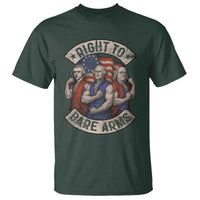 Funny Right to Bare Arms Founding Fathers T Shirt 4th of July Patriotic Celebrations - Wonder Print Shop