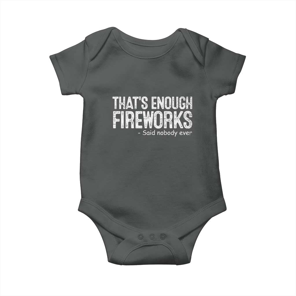 Funny Fireworks Baby Onesie 4th Of July - Wonder Print Shop