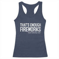 Funny Fireworks Racerback Tank Top 4th Of July - Wonder Print Shop