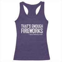 Funny Fireworks Racerback Tank Top 4th Of July - Wonder Print Shop