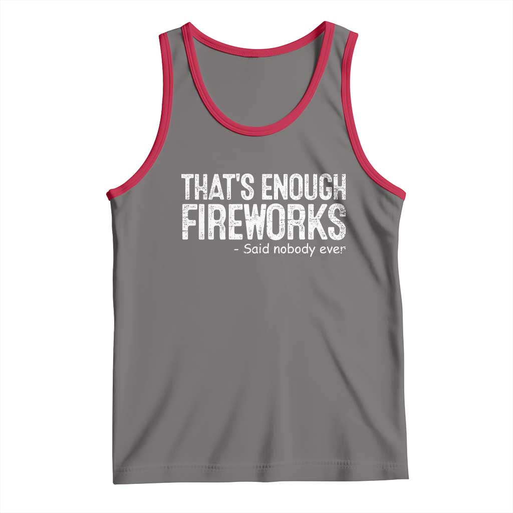 Funny Fireworks Tank Top 4th Of July - Wonder Print Shop