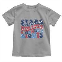 Stars Stripes And Women Rights Toddler T Shirt Groovy Retro 4th Of July - Wonder Print Shop