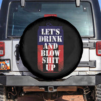 Funny Beer American Flag 4th of July Spare Tire Cover Merica Drinking USA - Wonder Print Shop