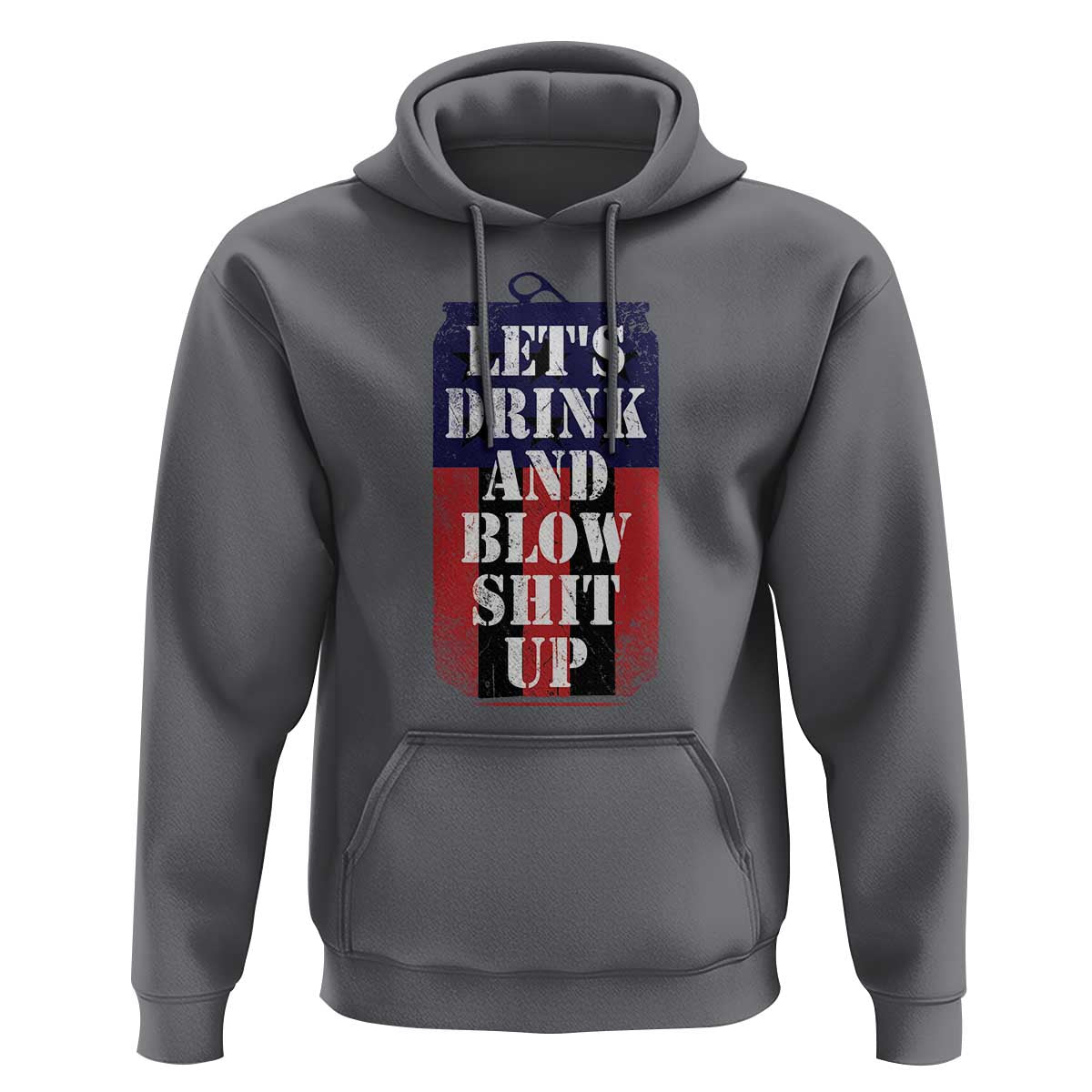 Funny Beer American Flag 4th of July Hoodie Merica Drinking USA - Wonder Print Shop