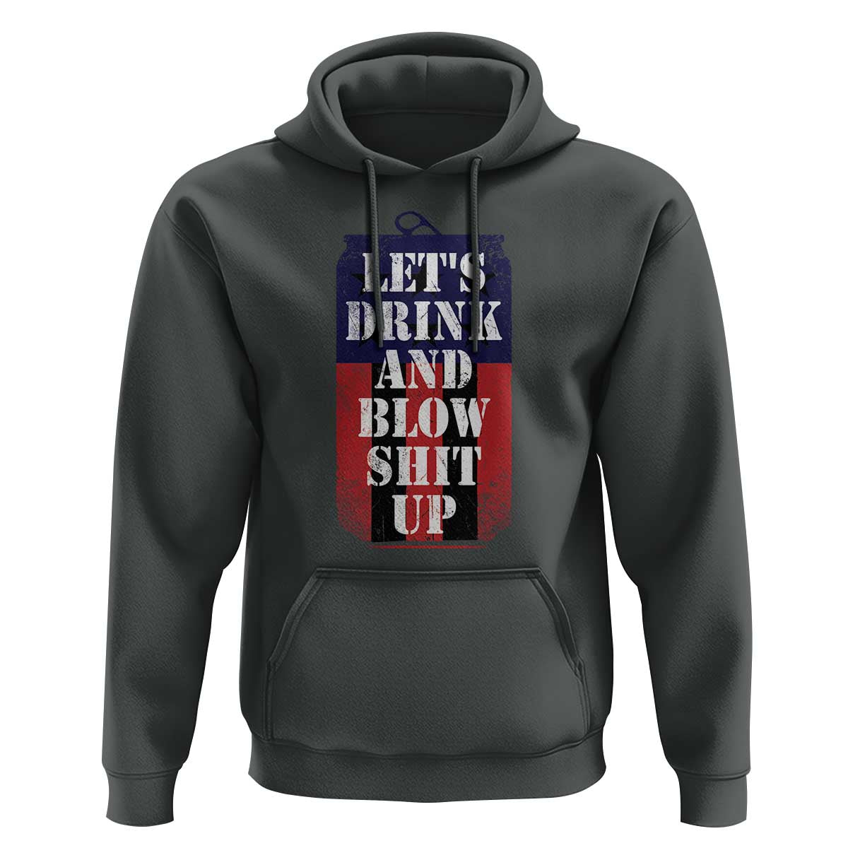 Funny Beer American Flag 4th of July Hoodie Merica Drinking USA - Wonder Print Shop