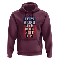 Funny Beer American Flag 4th of July Hoodie Merica Drinking USA - Wonder Print Shop
