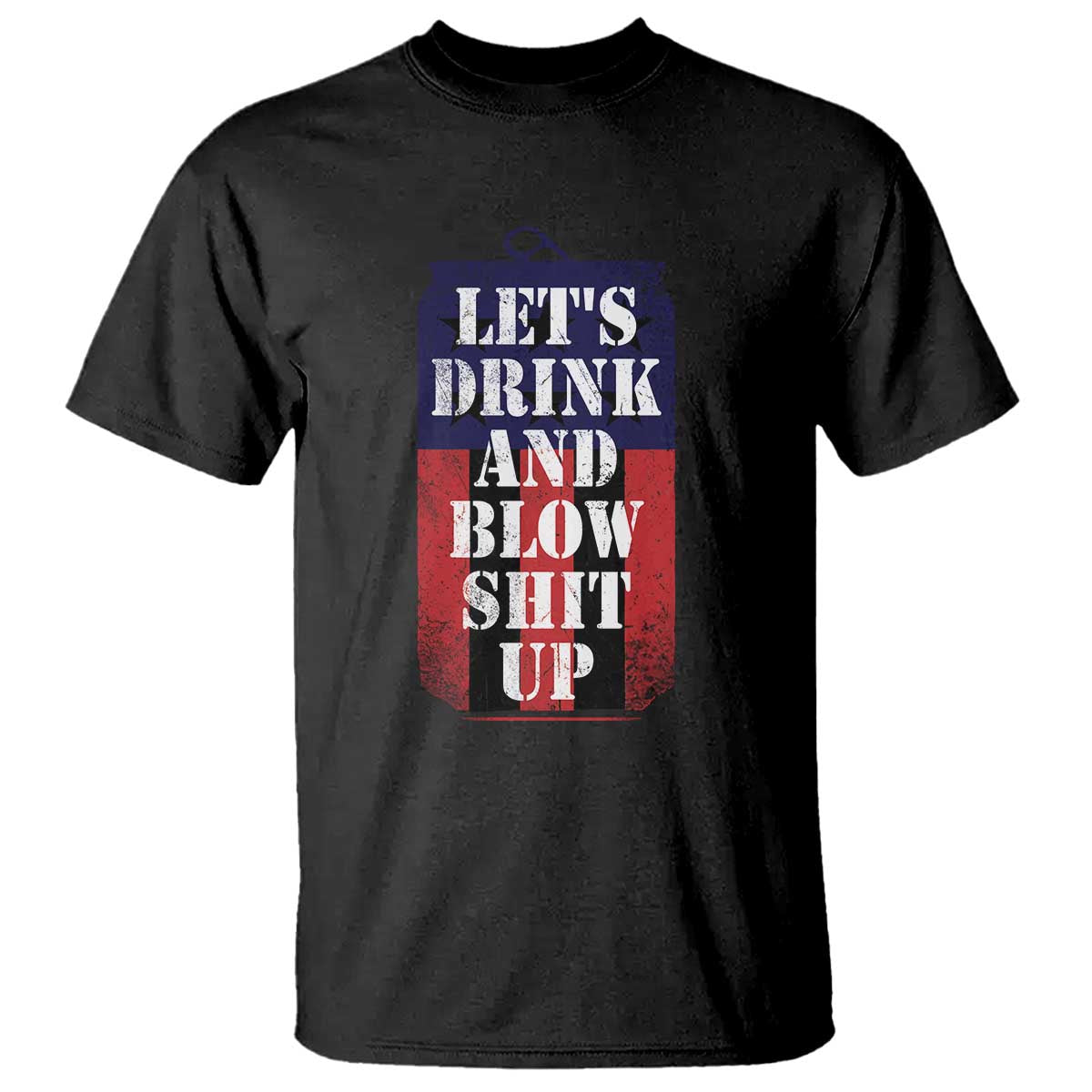 Funny Beer American Flag 4th of July T Shirt Merica Drinking USA - Wonder Print Shop