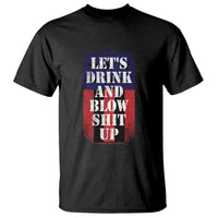 Funny Beer American Flag 4th of July T Shirt Merica Drinking USA - Wonder Print Shop