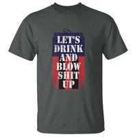 Funny Beer American Flag 4th of July T Shirt Merica Drinking USA - Wonder Print Shop