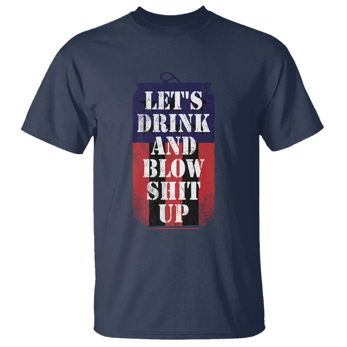 Funny Beer American Flag 4th of July T Shirt Merica Drinking USA - Wonder Print Shop