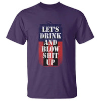 Funny Beer American Flag 4th of July T Shirt Merica Drinking USA - Wonder Print Shop