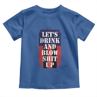 Funny Beer American Flag 4th of July Toddler T Shirt Merica Drinking USA - Wonder Print Shop