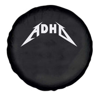 ADHD Spare Tire Cover Funny Heavy Metal Rock Music Design Meme - Wonder Print Shop