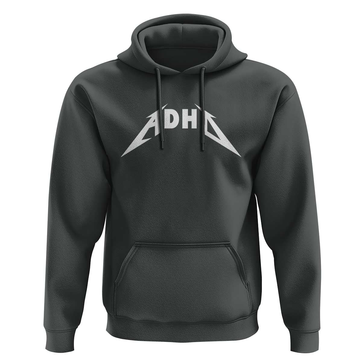 ADHD Hoodie Funny Heavy Metal Rock Music Design Meme - Wonder Print Shop
