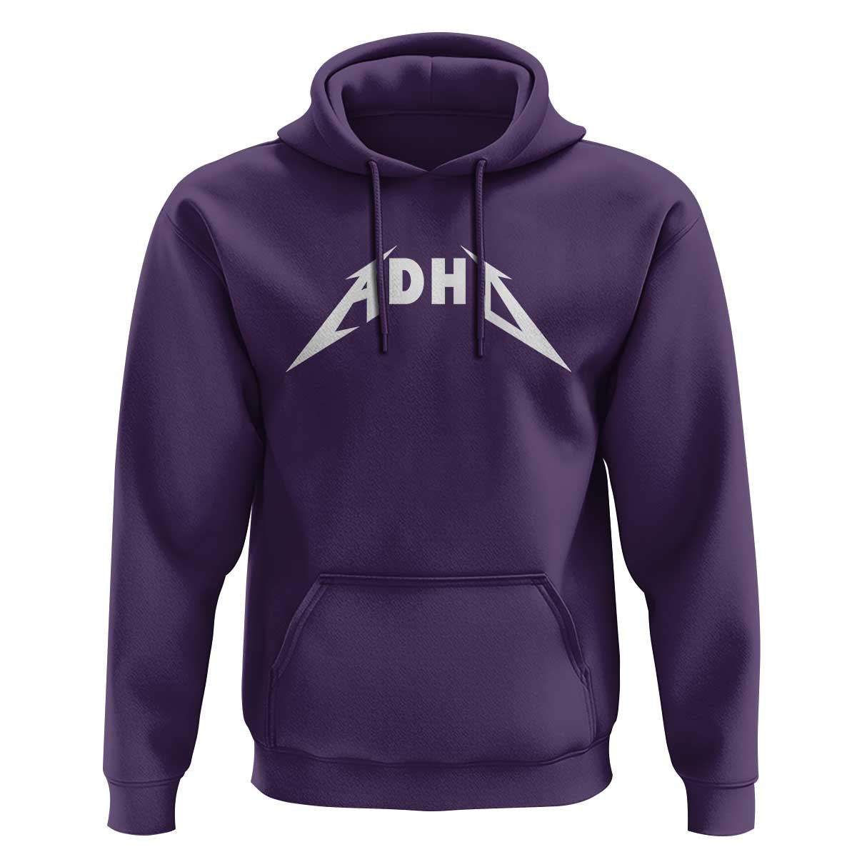 ADHD Hoodie Funny Heavy Metal Rock Music Design Meme - Wonder Print Shop