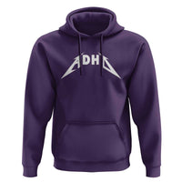 ADHD Hoodie Funny Heavy Metal Rock Music Design Meme - Wonder Print Shop