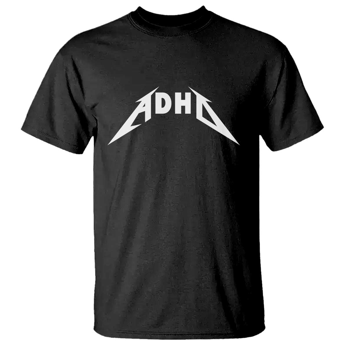ADHD T Shirt Funny Heavy Metal Rock Music Design Meme - Wonder Print Shop
