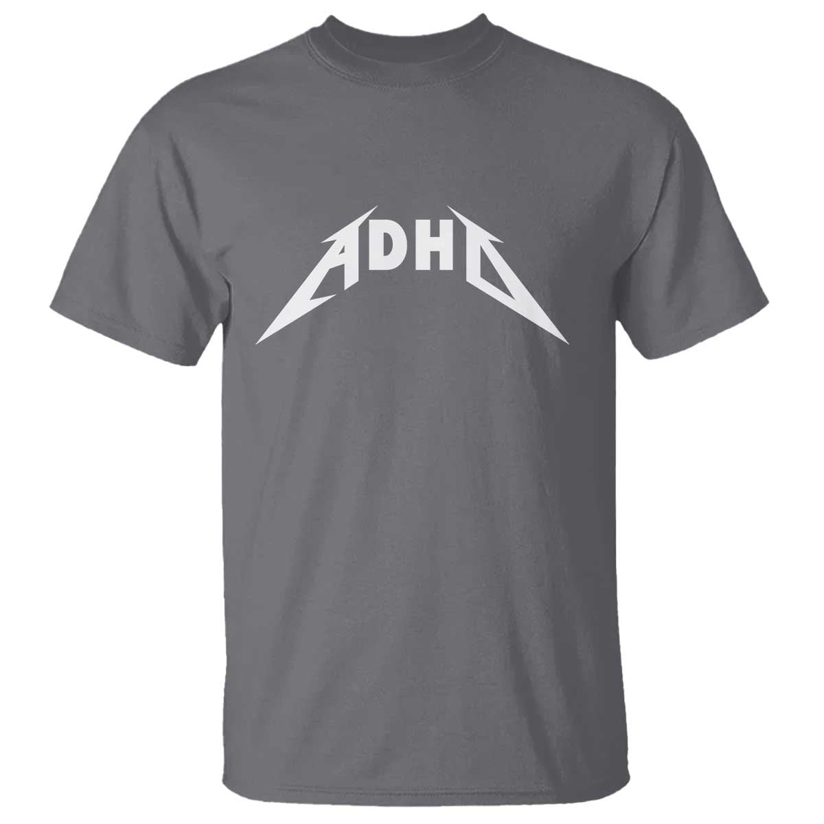 ADHD T Shirt Funny Heavy Metal Rock Music Design Meme - Wonder Print Shop