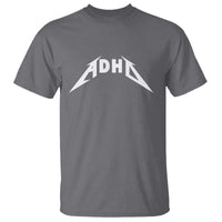 ADHD T Shirt Funny Heavy Metal Rock Music Design Meme - Wonder Print Shop