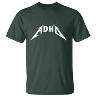 ADHD T Shirt Funny Heavy Metal Rock Music Design Meme - Wonder Print Shop