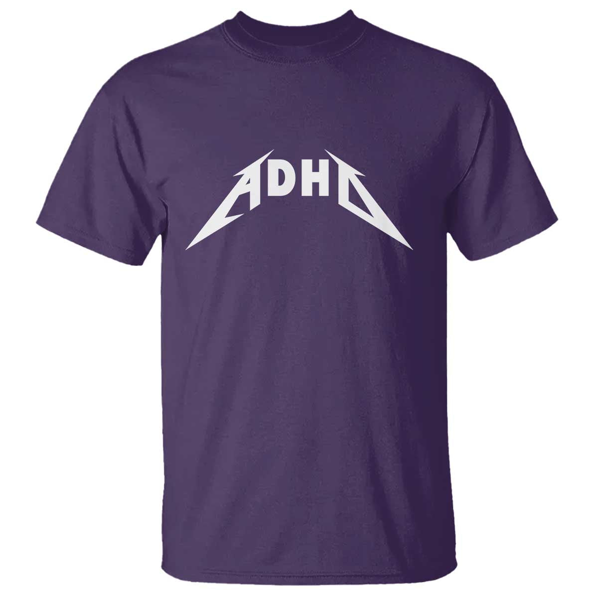 ADHD T Shirt Funny Heavy Metal Rock Music Design Meme - Wonder Print Shop
