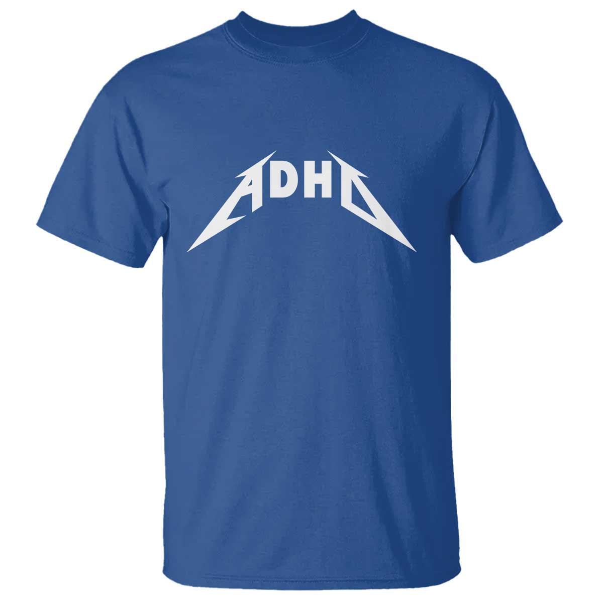 ADHD T Shirt Funny Heavy Metal Rock Music Design Meme - Wonder Print Shop