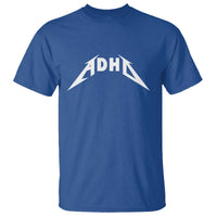 ADHD T Shirt Funny Heavy Metal Rock Music Design Meme - Wonder Print Shop