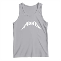 ADHD Tank Top Funny Heavy Metal Rock Music Design Meme - Wonder Print Shop