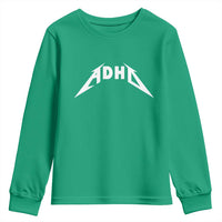 ADHD Youth Sweatshirt Funny Heavy Metal Rock Music Design Meme - Wonder Print Shop