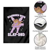ADHD Meme Garden Flag Funny Slay DHD Frog Neurodivergent - Wonder Print Shop