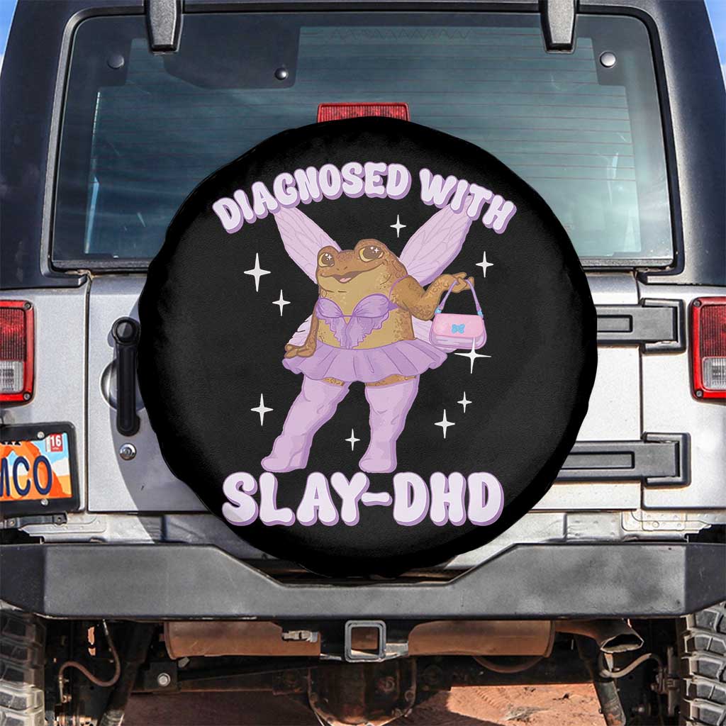 ADHD Meme Spare Tire Cover Funny Slay DHD Frog Neurodivergent - Wonder Print Shop