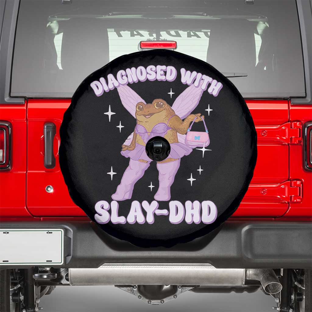 ADHD Meme Spare Tire Cover Funny Slay DHD Frog Neurodivergent - Wonder Print Shop
