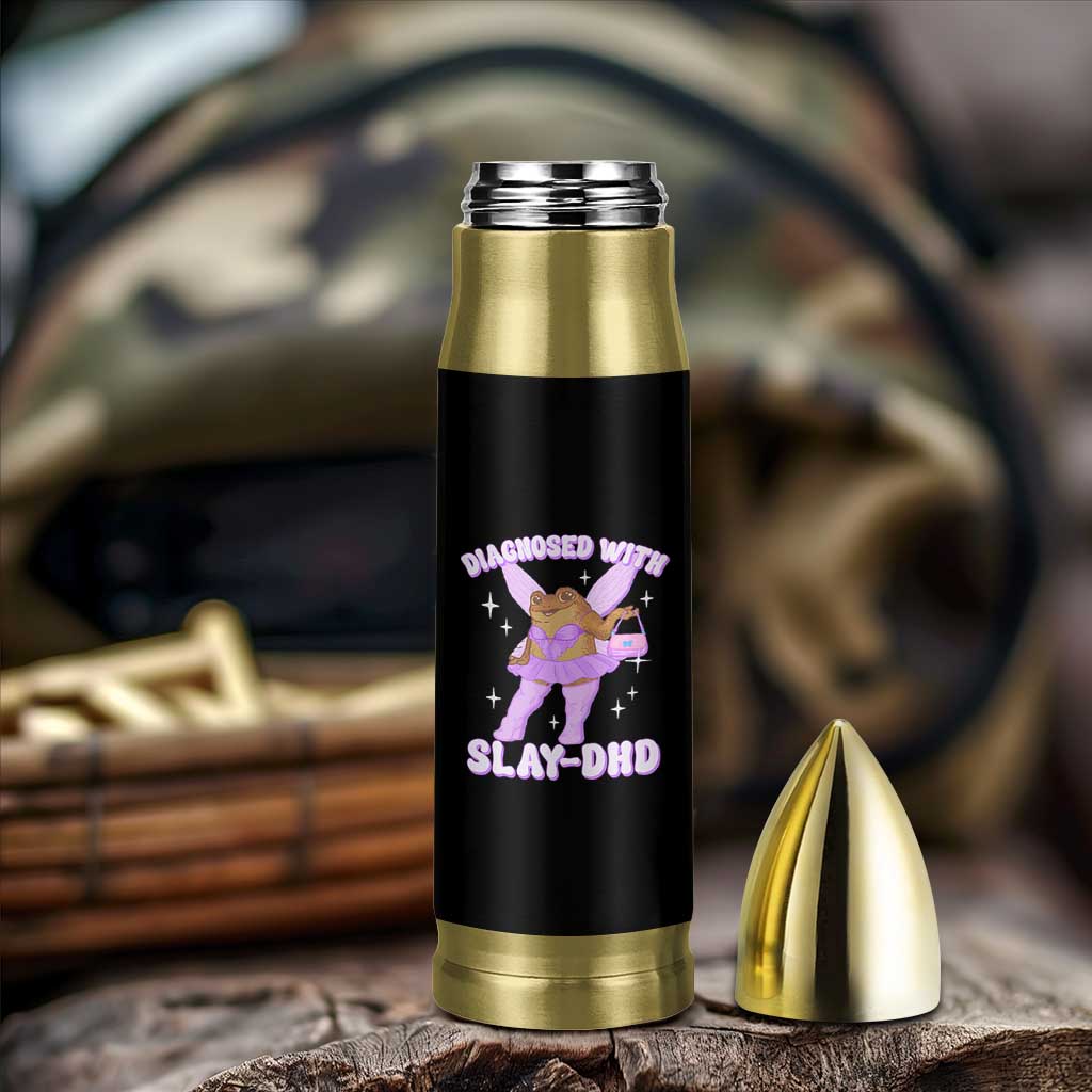 ADHD Meme Bullet Tumbler Funny Slay DHD Frog Neurodivergent - Wonder Print Shop