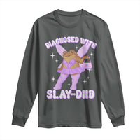 ADHD Meme Long Sleeve Shirt Funny Slay DHD Frog Neurodivergent - Wonder Print Shop