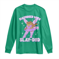 ADHD Meme Long Sleeve Shirt Funny Slay DHD Frog Neurodivergent - Wonder Print Shop