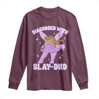 ADHD Meme Long Sleeve Shirt Funny Slay DHD Frog Neurodivergent - Wonder Print Shop