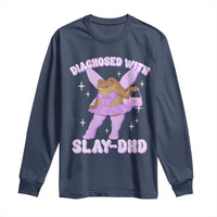 ADHD Meme Long Sleeve Shirt Funny Slay DHD Frog Neurodivergent - Wonder Print Shop