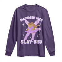 ADHD Meme Long Sleeve Shirt Funny Slay DHD Frog Neurodivergent - Wonder Print Shop