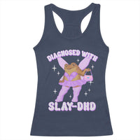 ADHD Meme Racerback Tank Top Funny Slay DHD Frog Neurodivergent - Wonder Print Shop