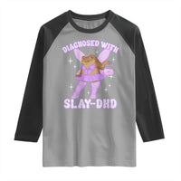 ADHD Meme Raglan Shirt Funny Slay DHD Frog Neurodivergent - Wonder Print Shop
