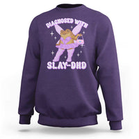 ADHD Meme Sweatshirt Funny Slay DHD Frog Neurodivergent - Wonder Print Shop