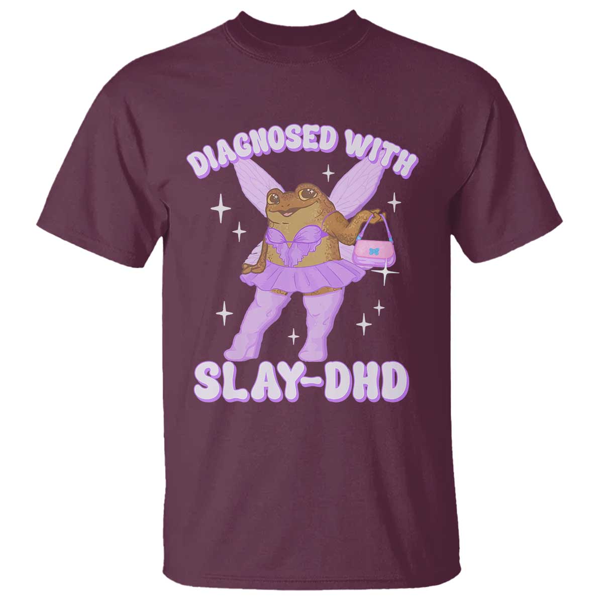 ADHD Meme T Shirt Funny Slay DHD Frog Neurodivergent - Wonder Print Shop