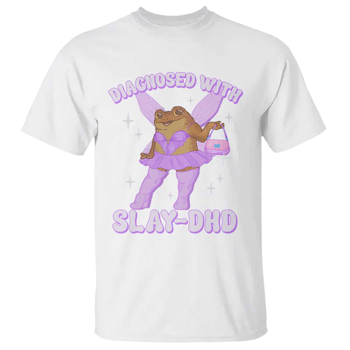 ADHD Meme T Shirt Funny Slay DHD Frog Neurodivergent - Wonder Print Shop