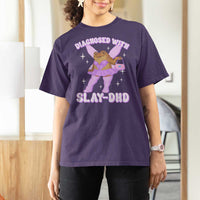 ADHD Meme T Shirt For Women Funny Slay DHD Frog Neurodivergent - Wonder Print Shop