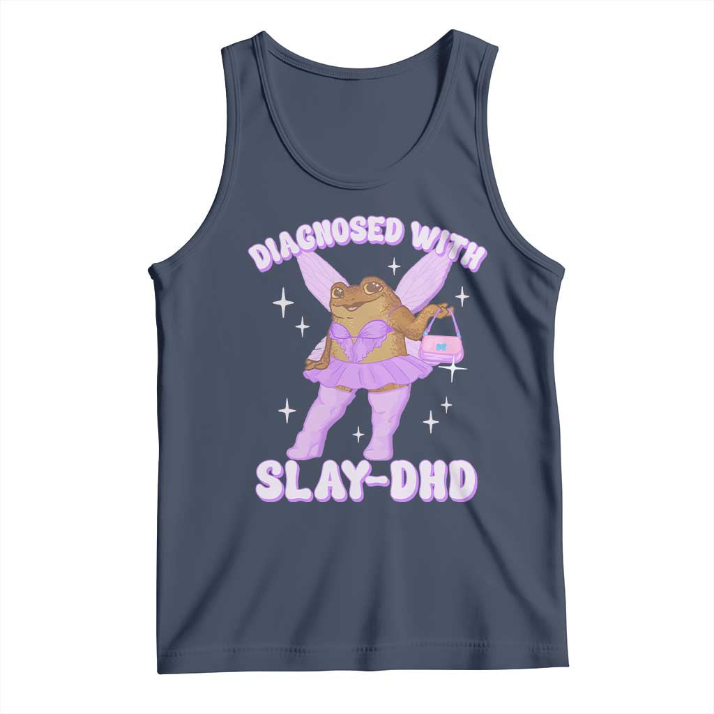 ADHD Meme Tank Top Funny Slay DHD Frog Neurodivergent - Wonder Print Shop