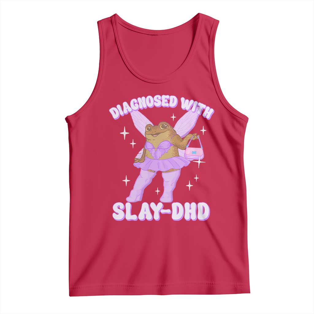 ADHD Meme Tank Top Funny Slay DHD Frog Neurodivergent - Wonder Print Shop