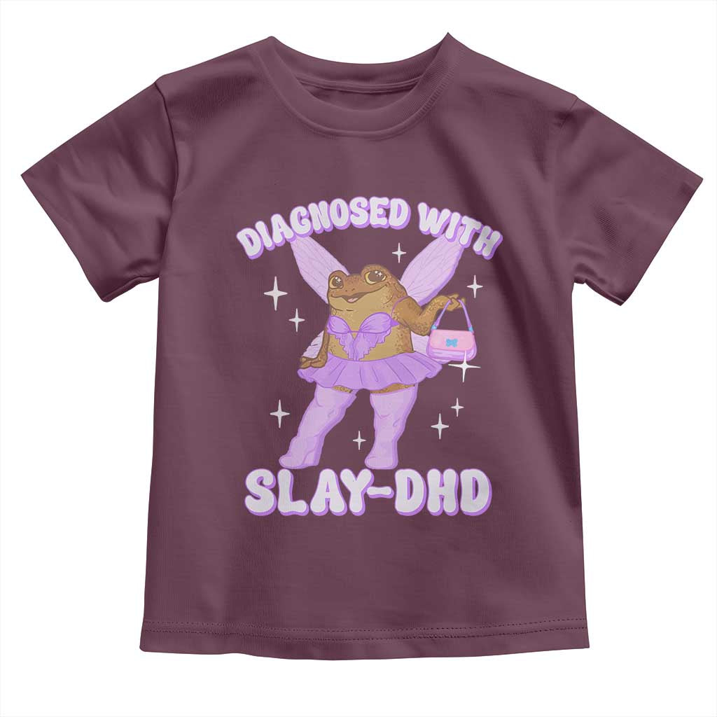 ADHD Meme Toddler T Shirt Funny Slay DHD Frog Neurodivergent - Wonder Print Shop