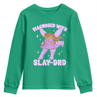 ADHD Meme Youth Sweatshirt Funny Slay DHD Frog Neurodivergent - Wonder Print Shop