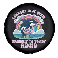 Side Quest ADHD Spare Tire Cover Funny Neurodivergent Meme - Wonder Print Shop