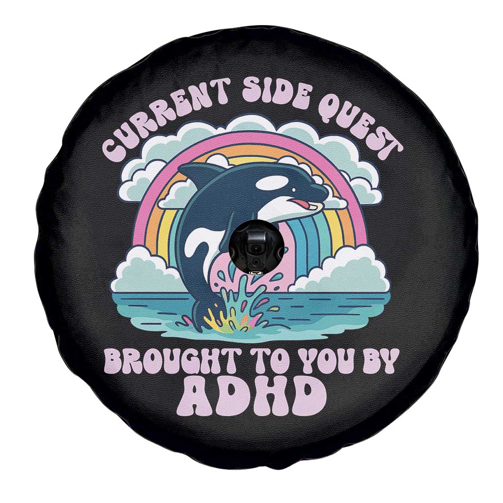 Side Quest ADHD Spare Tire Cover Funny Neurodivergent Meme - Wonder Print Shop